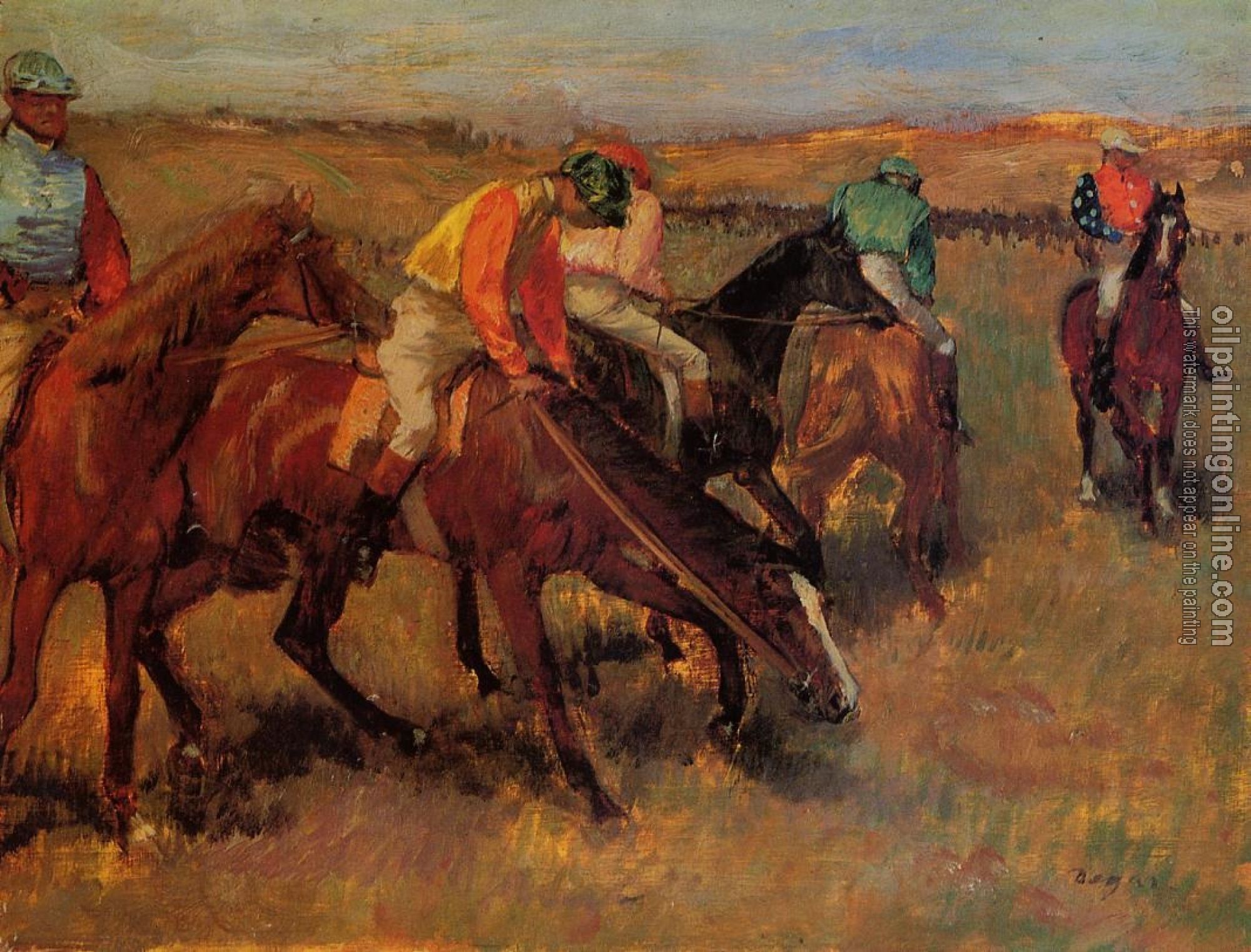 Degas, Edgar - Before the Race